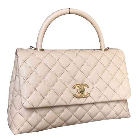 coco chanel beige bag